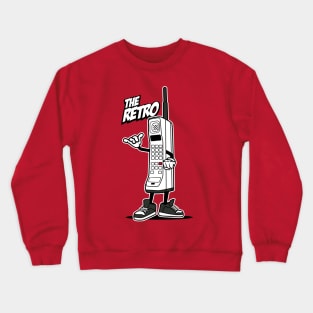 RETRO HANDPHONE CARTOON Crewneck Sweatshirt